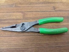 SNAP ON    7" Soft Grip Long Nose Slip Joint Pliers LN46ACF USED