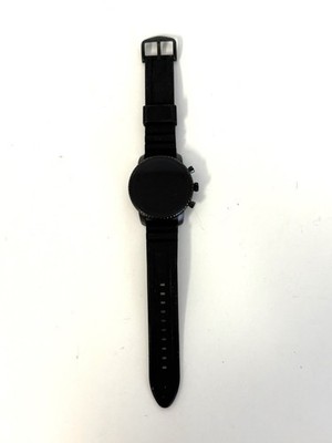 Fossil Gen 4  Q Explorist Black Silicone Band  Smartwatch FTW4018 - READ
