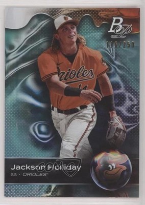 2023 Bowman Platinum Top Prospects Aqua Ice Foil 116/250 Jackson Holliday jc3
