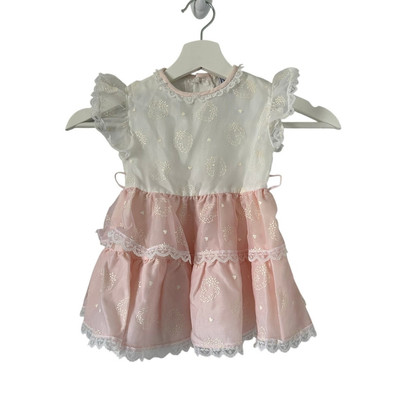 Girls Vintage Ruffle Dress by Nana's Pets (see measurements for size)