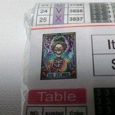 30x40 Diamond Art Painting Kit The Stoner Skeleton Lady