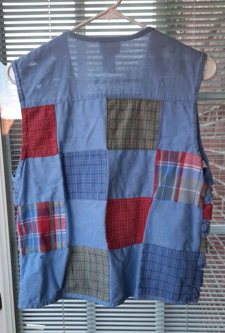 Quilted Patchwork Yo-Yo Vest Folk Cottagecore Gra… - image 5