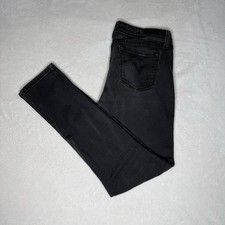 Levis Demi Curve Skinny Jeans Black Low Rise Women  s Size 11/30