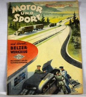 alte Zeitschrift Motor und Sport 31. Mai 1942 Tankstelle Shell Esso Standard
