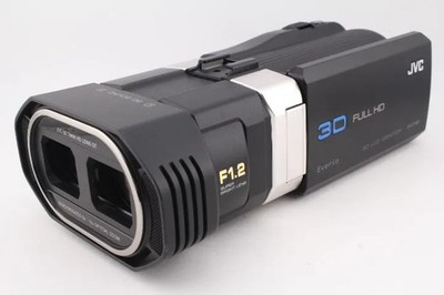 JVC Everio GS-TD1 3D FULL HD Victor ビデオ Used JVC Everio GS-TD1 Black Full HD 3D Camcorder Main unit only