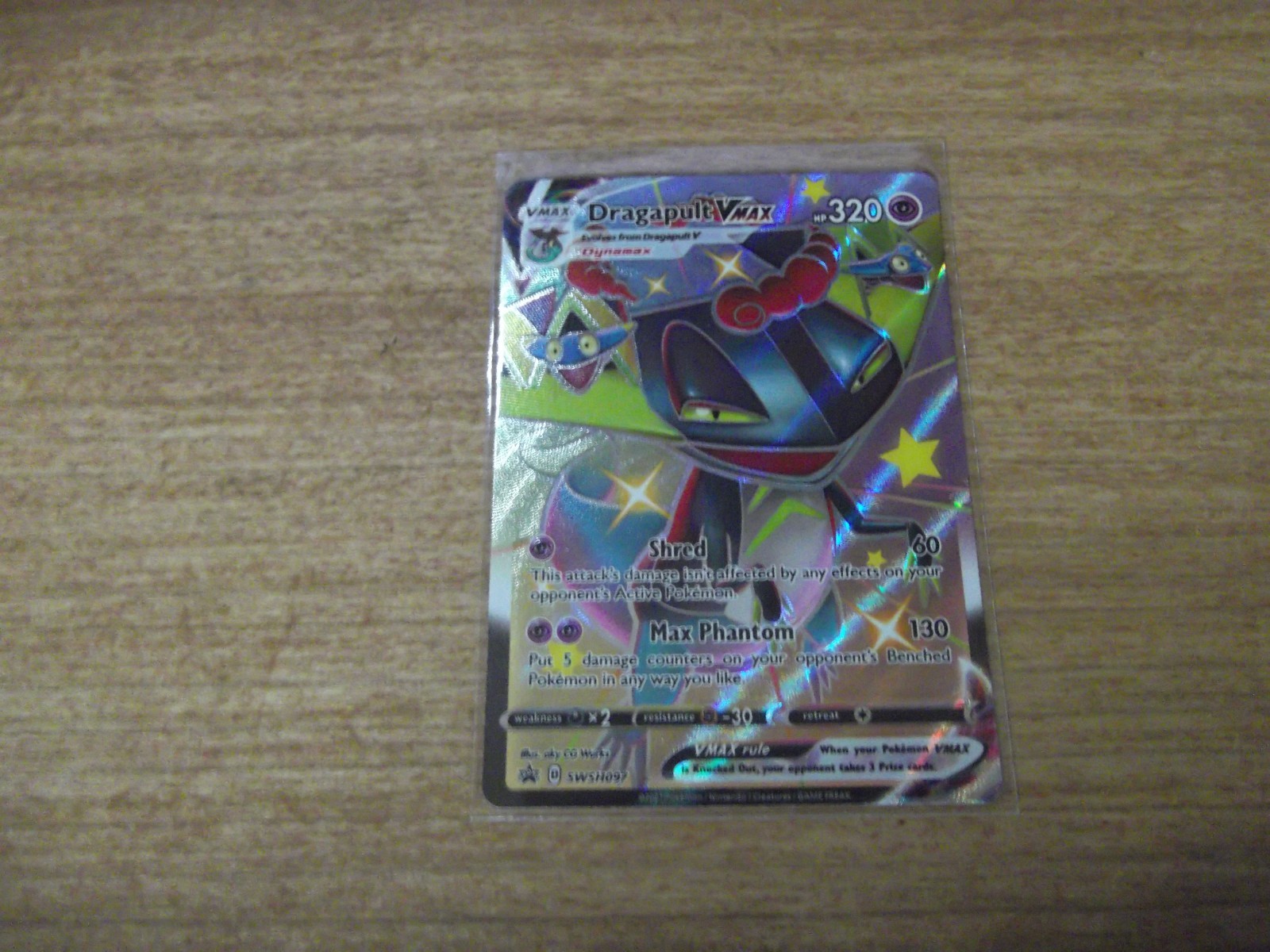 Pokemon Card Sword & Shield Black Star Promo SWSH097 Dragapult Vmax NM 2021