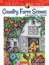 Creative Haven Country Farm Scenes Coloring Book - 9780486836737