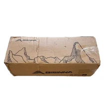 BISINNA 2 Person Camping Tent Lightweight Backpacking Tent-ORANGE/ GRAY.