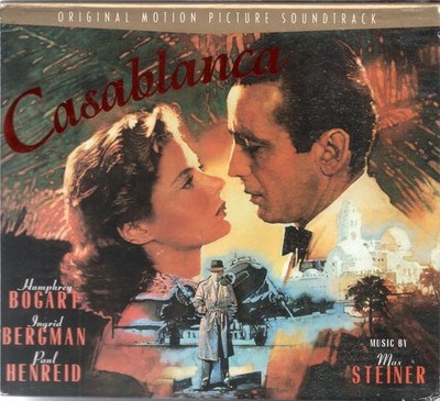 Soundtrack Casablanca Max Steiner CD 1997 Turner Entertainment  Co. 08117292129