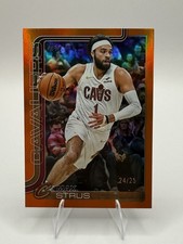 2025-26 Topps Max Strus /25 Cleveland Cavaliers Orange Parallel #84
