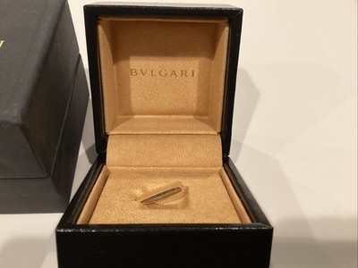 ゆいBULGARI 外箱 Genuine Bulgari Classic Leather & Suede Empty Inner Ring Box
