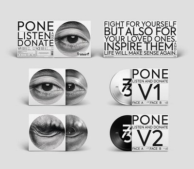 Pone - Listen And Donate [New 12'' Vinyl] Extended Play, Gatefold LP Jacket, 140