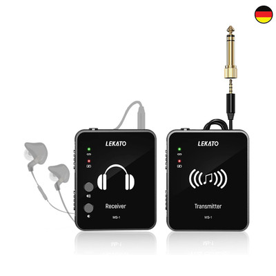 2,4 GHz IEM System Drahtlos Stereo Mono Akku Langlebig