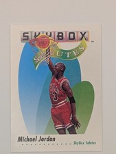 Michael Jordan 🔥 1991-92 Skybox #572 SALUTES Chicago Bulls All-Star HOF 🏀🐐🔥✨