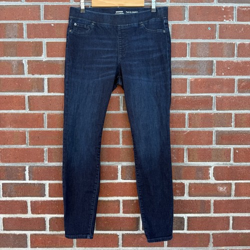 Amazon Essentials Pull On Jeggings Womens 14 Long Blue Denim Mid Rise Casual