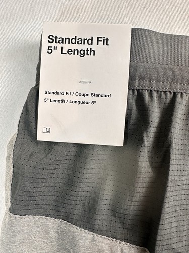 Neu mit Etikett Nike Herren L Dri-FIT Stride 5" kurz gefütterte Laufshorts grau DQ1569-068 $ 55 - Bild 3 von 5