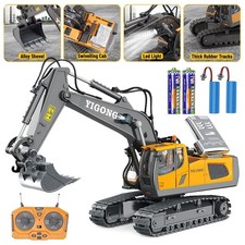 Remote Control Excavator RC Tractor Bulldozer Crawler Truck Toy Digger Car Kids