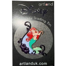 Disney Pin Artland Ariel Floral Series Little Mermaid LE 200 149546 dinglehopper