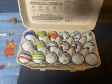 18 Taylormade Golf Ball Mixed Lot Condition No Scuffs AAAA To 5A MUST READ