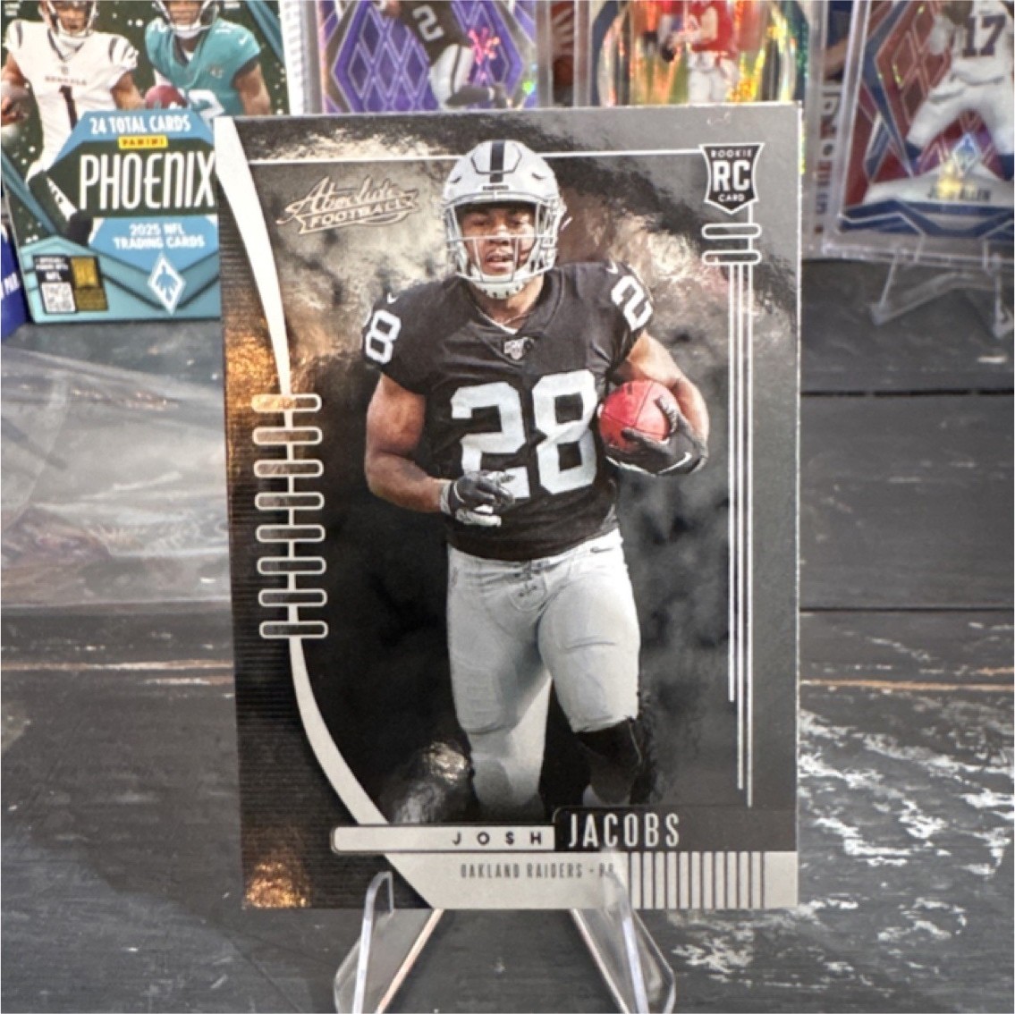 Panini Absolute 2019 Josh Jacobs Rookie #124 Oakland Raiders NFL Football Card