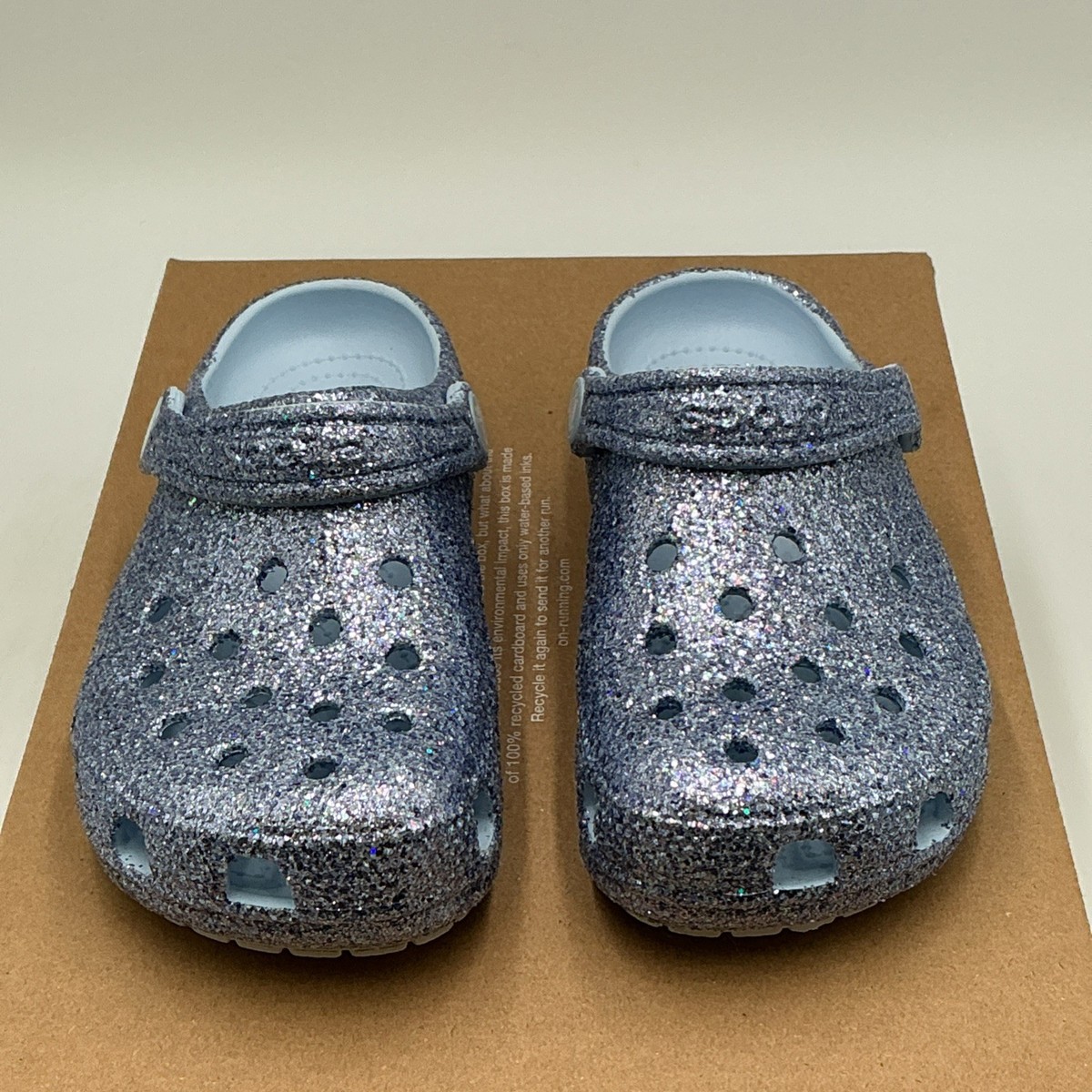 hammy20様 Crocs Classic 211939-4WK Clog Kids 13 Blue Glitter Comfort Casual