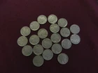 Buffalo Nickel Lot-21 Heavily Worn Coins (No Dates or Mint)