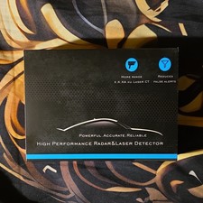 High Performance Radar Laser Detector X K Ka Ku Bands Anti-Falsing Color Display