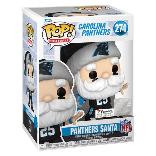 Carolina Panthers 2024 Santa Claus NFL Funko Pop! Vinyl Figure #274