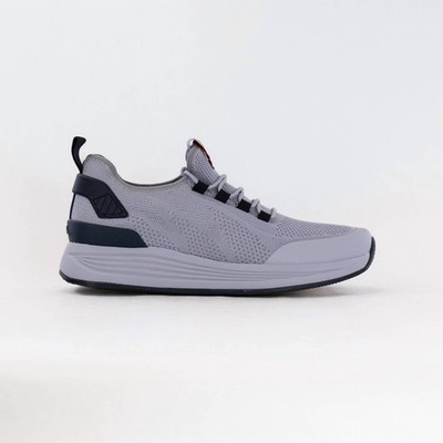 Ara Men's Chicago Slip-On Lace Sneaker Light Grey