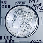 1881 S BU GEM MORGAN SILVER DOLLAR UNC MS+++ U.S. MINT RARE COIN 8623