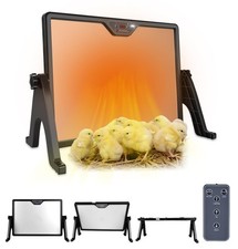 Smart Radiant Heat Panel for Chicken Coop   180w Adaptive Heater with Built-i...