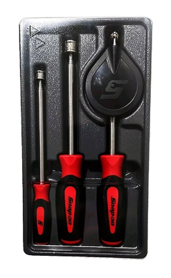 NEW* Snap-on Tools PTM30R 3 pcs *RED* Magnetic Pick-up Tools