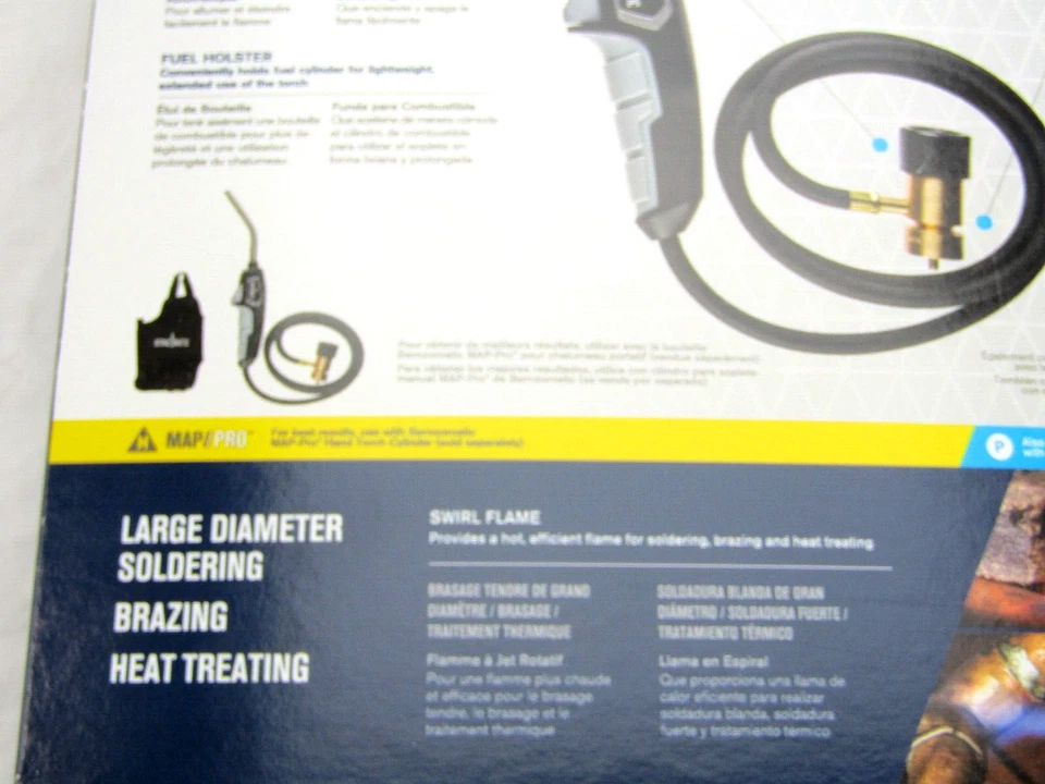 KIT ANTORCHA MANGUERA GAS GATILLOS STR 5 PROPANO 1200BTU-BZ8250HT-10129245 Foto 2 de 4