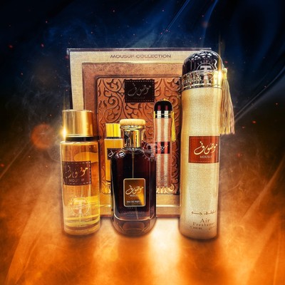 Mousuf Collection 3-Piece Gift Set Eau De Parfum / Air Freshener / Mist By Ard