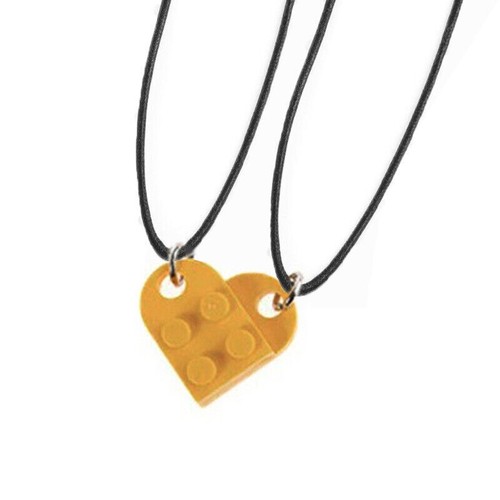 Collana Cuore Lego Mattoncino Componibile Amore Love Fidanzati Amicizia Friends - Foto 9 di 14