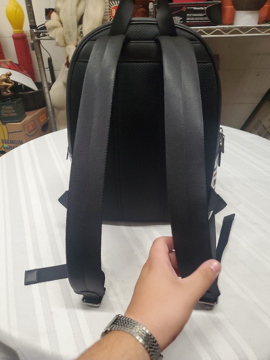 MICHAEL KORS MENS Cooper Monogram Backpack Bag Black MICHAEL KORS MENS Cooper Monogram Backpack Bag Black