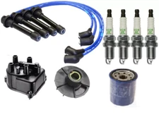 OEM Cap-Rotor-NGK Wires-Spark Plug Tune Up Kit 93-01 for Honda Prelude
