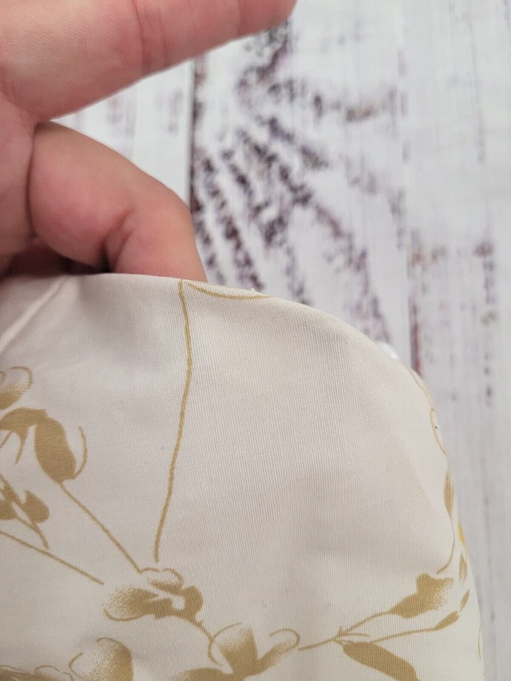 A.P.N.Y. White Yellow Floral Strapless Tie Waist Fit & Flare Dress Women's 14 - Image 3 of 4