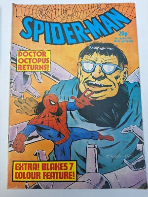 Spider-Man Weekly #515 - Jan 1983 Rare Marvel UK Poor No Centre Pages