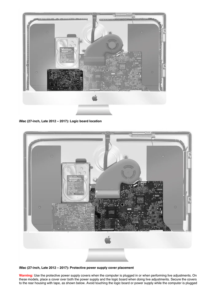 Apple iMac 27 pulgadas 2017 5K Guía del técnico Manual de servicio Foto 4 de 4