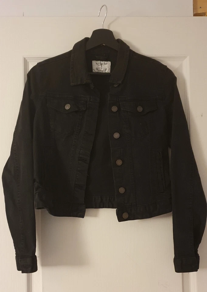 Veste En Jean Noire Pull&Bear S - Photo 1/1