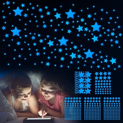 Giantree 469 Pcs Glow in The Dark Stars Wall Stickers, Glow in The Dark Stars...