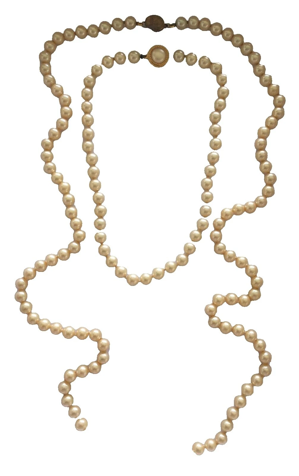 Joyería de Moda Trifari Blanco Perla