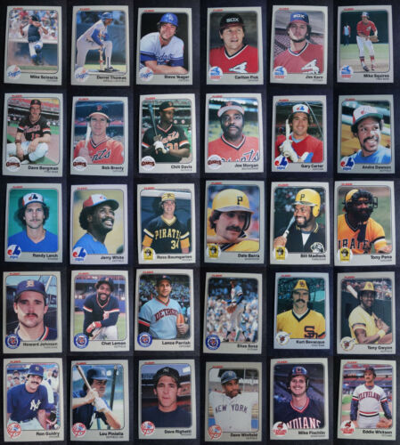 1983 Fleer Baseball Cards Complete Your Set You U Pick From List 221-440 - Bild 1 von 223