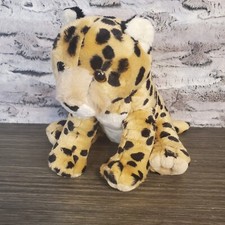 Aurora Destination Nation Sitting Cheetah Plush 11" Stuffed Jungle Animal