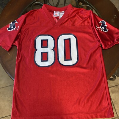 Texans, A. Johnson #80 NFL Brand Size Large 14-16 Good Condition Used