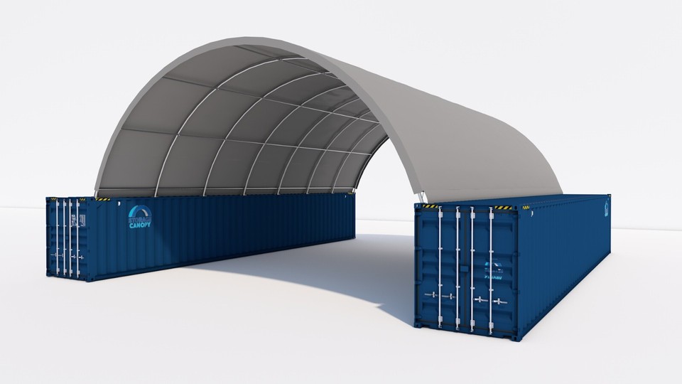 40X60x15 SHIPPING CONTAINER ROOF KIT BUILDING CONEX BOX SHELTER CANOPY