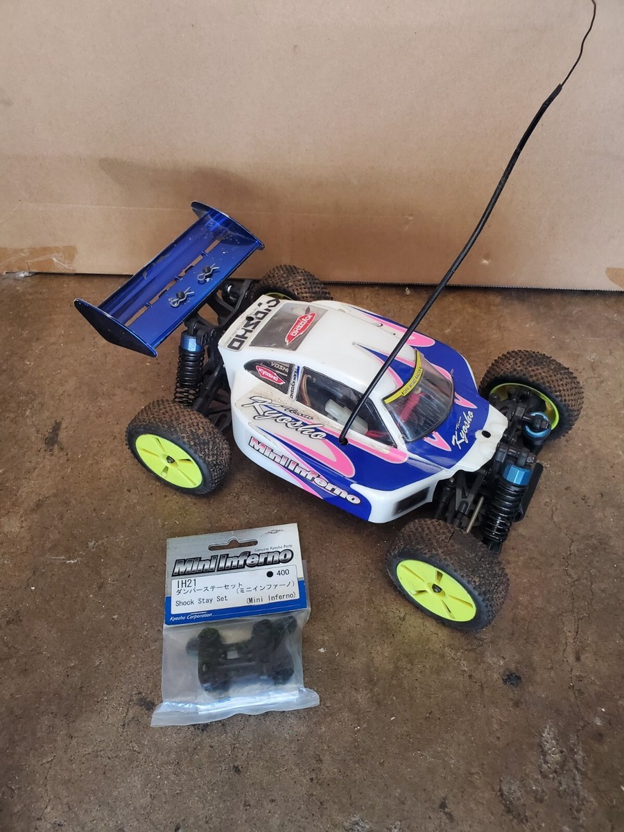 Kyosho Mini Inferno Electric RC Car *SELLING AS IS SHOWN FOR PARTS