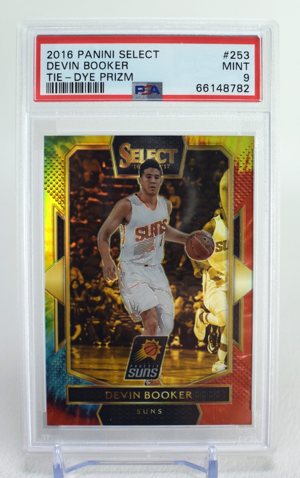 2016-17 Select Courtside Tie Dye Prizm 25/25 Devin Booker Suns