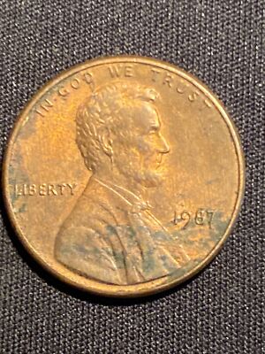1987 Lincoln penny, no mint mark, visible VDB | eBay